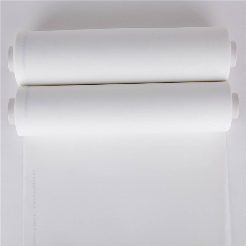 白色72T180目48线127宽涤纶印刷网布