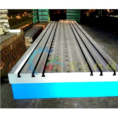 加工定制铸铁T型槽平板平台_焊接铸铁平板规格_划线焊接