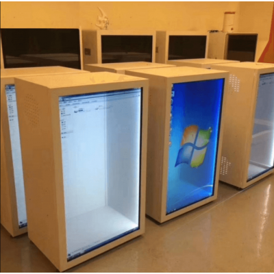 透明屏液晶展柜 3D全息投影 透明屏展示柜拼接 橱窗显示器