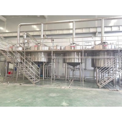 啤酒厂10吨精酿啤酒设备自动化啤酒糖化设备