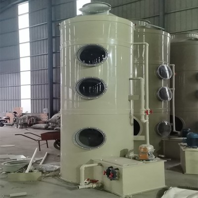 生产定制 喷淋塔废气净化器 碳钢板脱硫塔设备